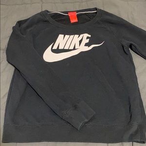 Black Nike crew neck
